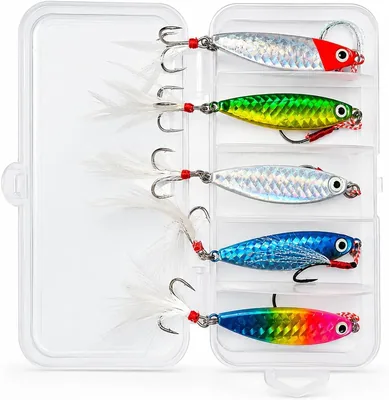 Metal Pilkers Jigging Lure Set 5-Pack