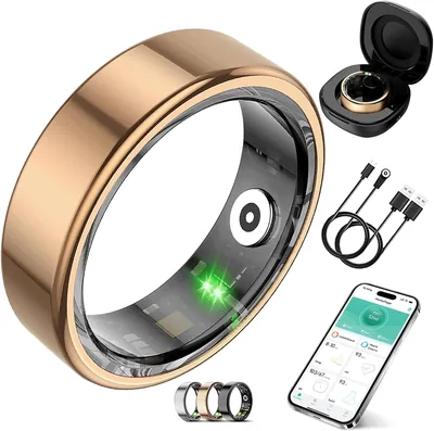 BohoJoc Fitness Ring - Heart Rate Sleep Tracker