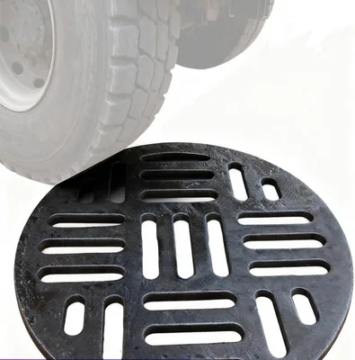 12/14/16/20 cm Rund Cast Iron Drain Grate - Drainsgrid