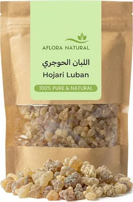 AFLORA NATURAL Hojari Luban - Premium Frankincense Resin Chunks Incense Deal