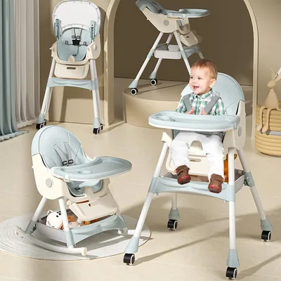 Dining Chair High Chairs for Babies, 4 in 1 Convertible Baby Chair