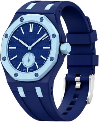 Correa para Reloj Silicona Deportiva Compatible con Swatch Ap Royal Pop, con Protector a Prueba de Golpe