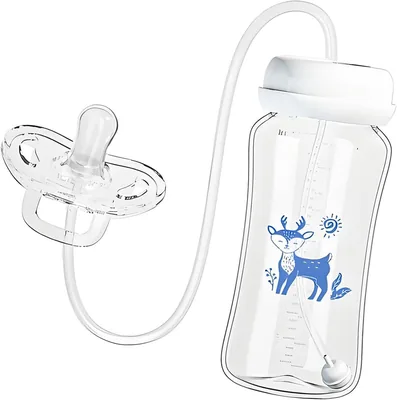 Multifunction Baby Bottle 3 in 1 Anti-Colic Blue