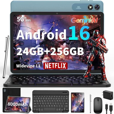 Android 16 Tablet - 8-Core 5G WiFi