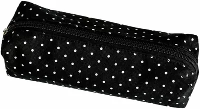 Cute Polka Dot Pencil Case 1, Black Best Deal