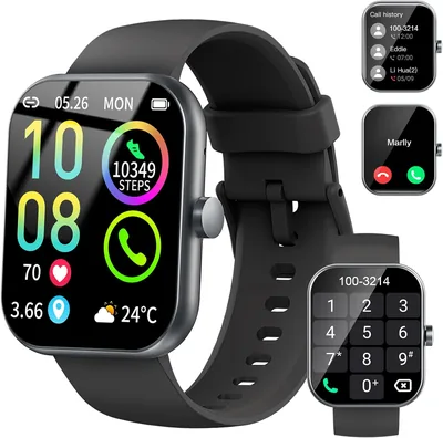 Smart Watch Fitness Tracker - 1.96" HD Display