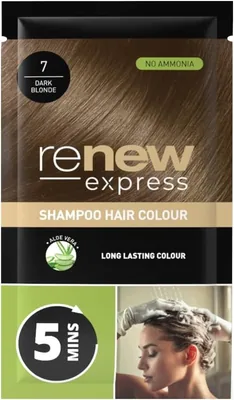 Renew Express Shampoo Hair Colour, Dark Blonde