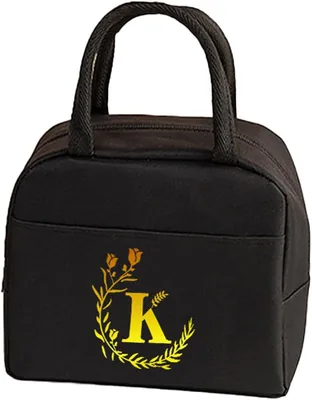 VeroNara Insulated Lunch Bag with Custom Monogram