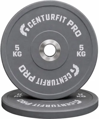Centurfit Par Discos Bumper Olimpicos Buje Central Reforzado Gym Pro Fuerza
