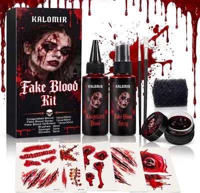 KALOMIR Fake Blood SFX Makeup Kit - 11 Pcs