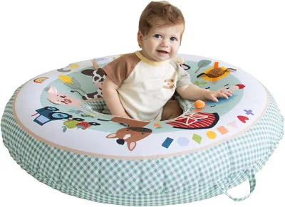 Peanutshell Play Ring Activity Center - Gingham Farm