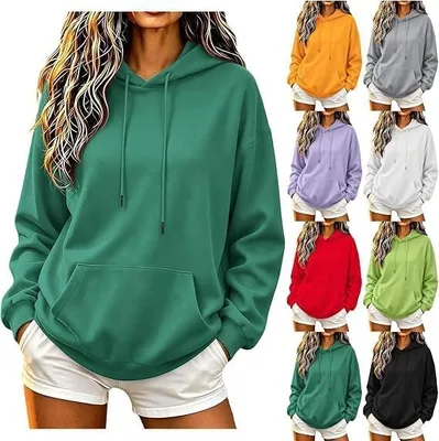 Women's Fleece Lined Hoodies - Fall Winter Pullovers