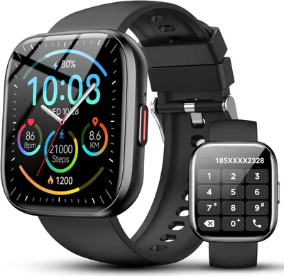 DDidbi Smart Watch Hombre Mujer, 1.85" Smartwatch con Llamadas | Realiza/Recibe Llamadas, 112 Modos Deportivos, Monitor de Frecuencia Cardíaca, Sueño