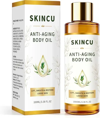 Aceite Corporal Antiedad con Colágeno, Aceite Reafirmante para el Cuerpo, 100ml