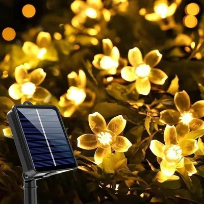 太陽光ストリングライト 2026進化型、20時間以上の照明、高性能リチウム電池＆インジケーター