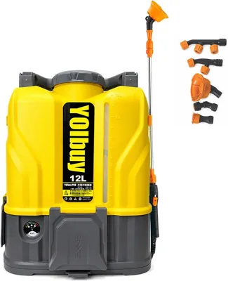 YOIbuy PRO YMU-12L 電気スプレー器 3.2ガロン（12L）自動 | モータードライブ、スプレー、自動混練機能