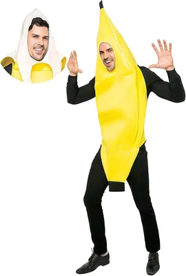 Banana Costume Adult Deluxe Set