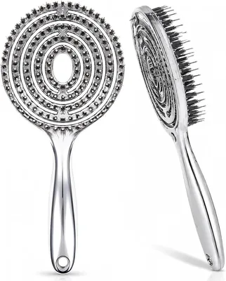 Cepillo para Cabello ITAWINA con Cerdas de Jabalí y Nylon | Cepillo Anti Frizz Profesional