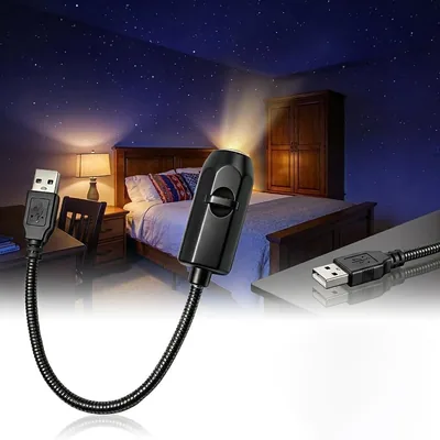 スターリー・スカイライト USB 投影ライト ギャラクシープロジェクター ナイトライト 星空照明 プラネタリウム H用