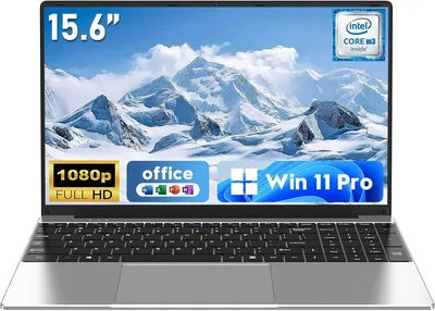 NAIKLULU Win 11 Laptop 15.6" FHD Display