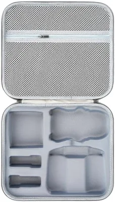 Sac de rangement gris PU pour DJI Lito 1 - Transport ergonomique et prêt pour l'extérieur - Randonnée