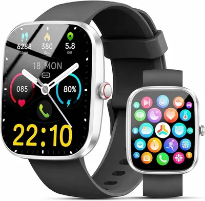 Smartwatch 2026 per Uomini e Donne, 100+ Tracciatore Fitness Sport con Pedometro Sonno Monitoraggio Frequenza Cardiaca