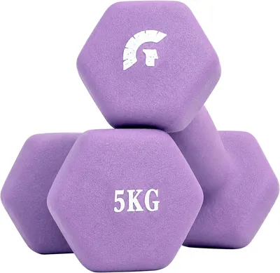CENTURFIT Mancuernas con Neopreno para Pesas de Hierro Fundido para Fitness y Yoga Pilates