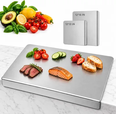 Titanium Cutting Board - Lip Design