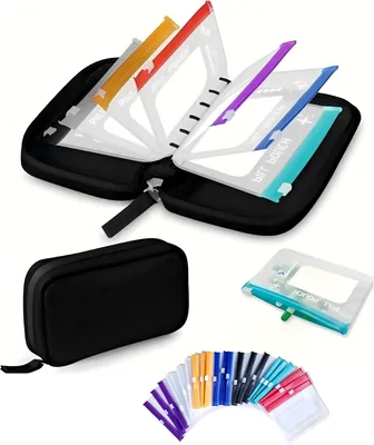 Travel Pill Organiser 21 Compartments Waterproof Pouch