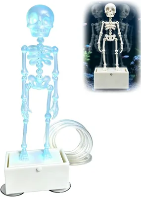 Dancing Skeleton Aquarium Bubbler - Halloween Decor
