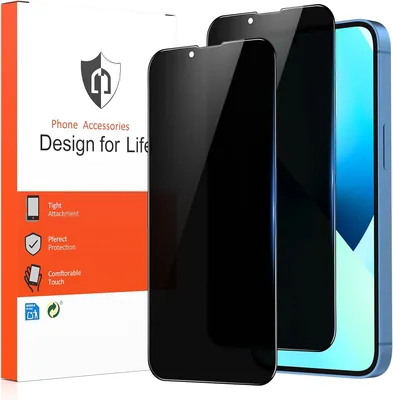 Amzpas Osłona przeciwsłoneczna do iPhone'a 13/14, 2 szt., ochrona przed wzrokiem