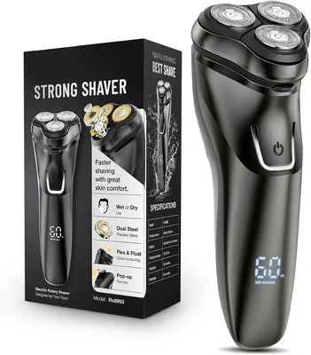 5D Floating Rotary Shaver - Wet/Dry Electric Razor