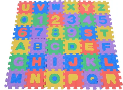 Jiawu 36Pcs EVA Foam Play Mat Tiles