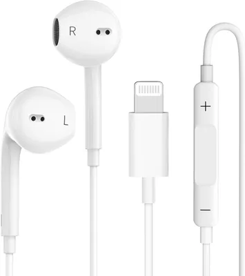 Lightning Wired Earphones for iPhone, Noise Cancellation