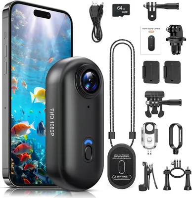 Poat Mini Action Camera, Waterproof POV