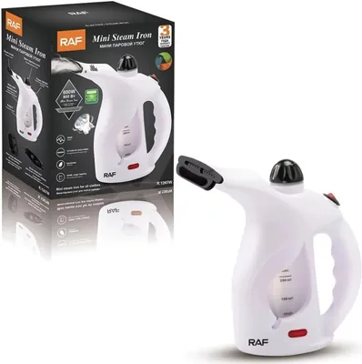 RAF 800W Mini Steam Iron with 12 Holes, 200ml Tank