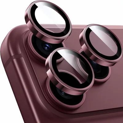 Hoerrye iPhone 18 Pro/Max Camera Lens Protector Red