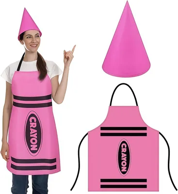 Crayon Adult Costume Set with Cone Hat & Outfit - Best Deal