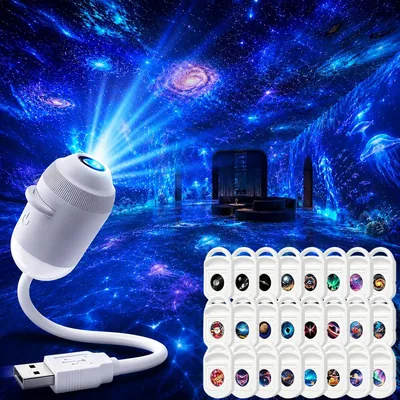 Lwloltio Sternenhimmel Projektion, Galaxien-Nachtlicht, HD 5D Holografisches Nachtlicht