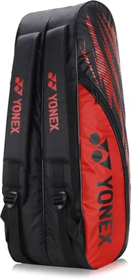 YONEX बैडमिंटन बैग सनआर 25025 बीटी5 काला लाल/8903224513153