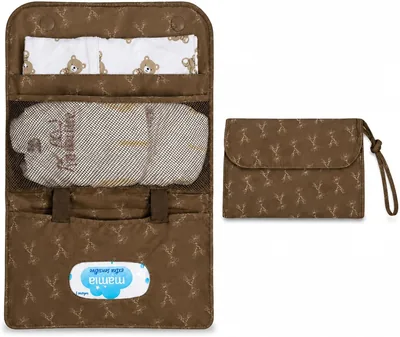 GIGIL Baby Changing Mat - Portable Nappy Pouch (Coffee Brown) Best Deal