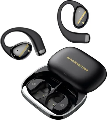 Monster AC520 Open Ear Wireless Headphones - Black