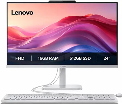 Lenovo IdeaCentre 24" All-in-One PC - Office 365 Bundle