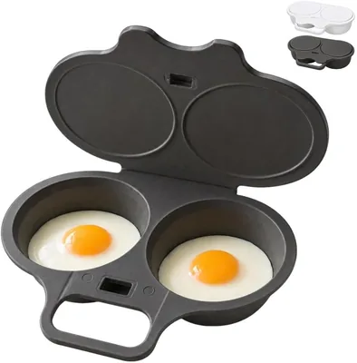 Microwave Egg Poacher with Lid – Dual Cavity Best Deal