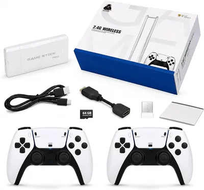 EXONY HD Video Game 4K Console Stick with Dual Wireless Controllers - Best Deal