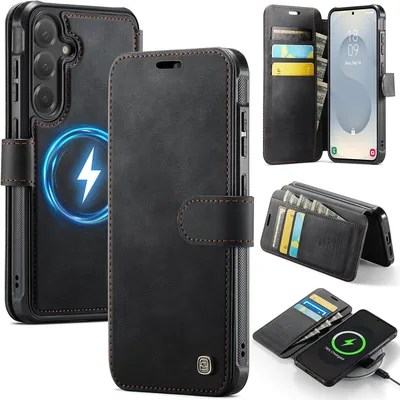 Oduio Samsung Galaxy S26 FE Case Wallet - Black