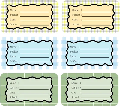 Aesthetic Waterproof Book Labels - 48 Self-Adhesive Stickers