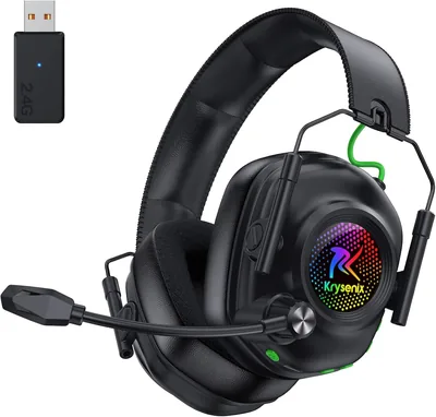 Krysenix Wireless Gaming Headset Mic PS5/4/PC/Switch