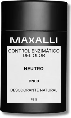 Desodorante Natural Maxalli Neutro para Axilas y Cuerpo en Barra | Piel Sensible | Control Enzimático