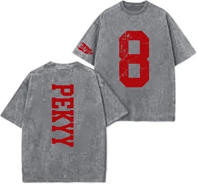 Custom Number or Letter Sport Tee Vintage Varsity Washed T-Shirt - Best Deal